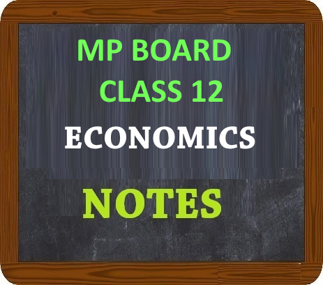 MP Board Class-12 Economics Notes